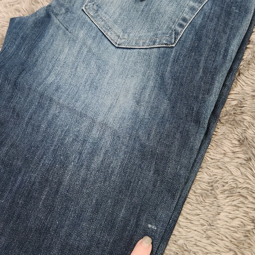 Hudson Jeans Blue Denim Bermudas Size 32!